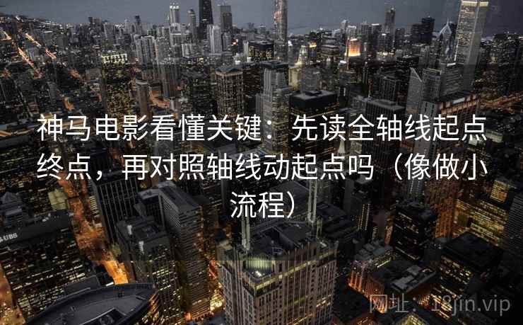 神马电影看懂关键：先读全轴线起点终点，再对照轴线动起点吗（像做小流程）